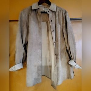 Great North West Clothing Company Size XL Tan Suade Jacket